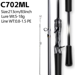 FISHINGFANS GREENBEE T1100 Carbon Blank 7KG Big Power LS Light Guide L ML M 6'6 7' 7'6 8' 8'6 5-18g 7-35g Bass Sea Fishing Rod