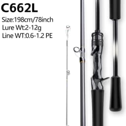 FISHINGFANS GREENBEE T1100 Carbon Blank 7KG Big Power LS Light Guide L ML M 6'6 7' 7'6 8' 8'6 5-18g 7-35g Bass Sea Fishing Rod
