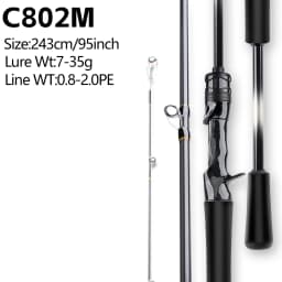 FISHINGFANS GREENBEE T1100 Carbon Blank 7KG Big Power LS Light Guide L ML M 6'6 7' 7'6 8' 8'6 5-18g 7-35g Bass Sea Fishing Rod