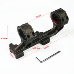 Tactical GEISSL Sight Base Optical Mount 25.4mm/30mm Optical Bracket With Bubble Level To Maintain Stability Used For 20mm Rail