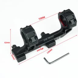 Tactical GEISSL Sight Base Optical Mount 25.4mm/30mm Optical Bracket With Bubble Level To Maintain Stability Used For 20mm Rail