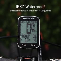Wireless Bike Computer GPS Speedometer&Odometer Waterproof Multi-Functions Bike Computer with Auto Start/Stop/Backlight Holder
