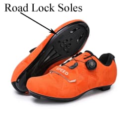 Unisex Outdoor Mountain Bike Shoes With Lock Road Cycling Sports Trail Bicycle Racing Spd Riding Sneakers Three Types For Option