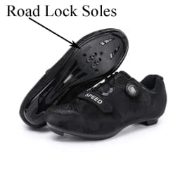Unisex Outdoor Mountain Bike Shoes With Lock Road Cycling Sports Trail Bicycle Racing Spd Riding Sneakers Three Types For Option