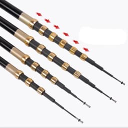 4.5M/5.4M/6.3M/7.2M/8.0M Adjust Position Super Light long Hard Carbon Fiber Hand Fishing Rod Telescopic Fishing Pole Stream