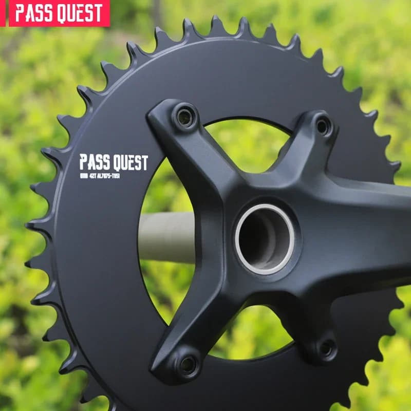 PASS QUEST GRX 110BCD Bicycle Chainring AERO Narrow Wide Teeth 9/10/11/12 Speed 7075 Material for SHIMANO GRX Crank