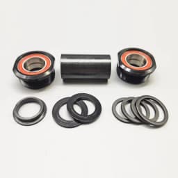 BMX Bottom Bracket Mini Bike Street Climbing BB EURO BC 1.37*24T BB Kit 19mm-48/8T Suitable for 73MM Teeth Pattern Rotation 19MM