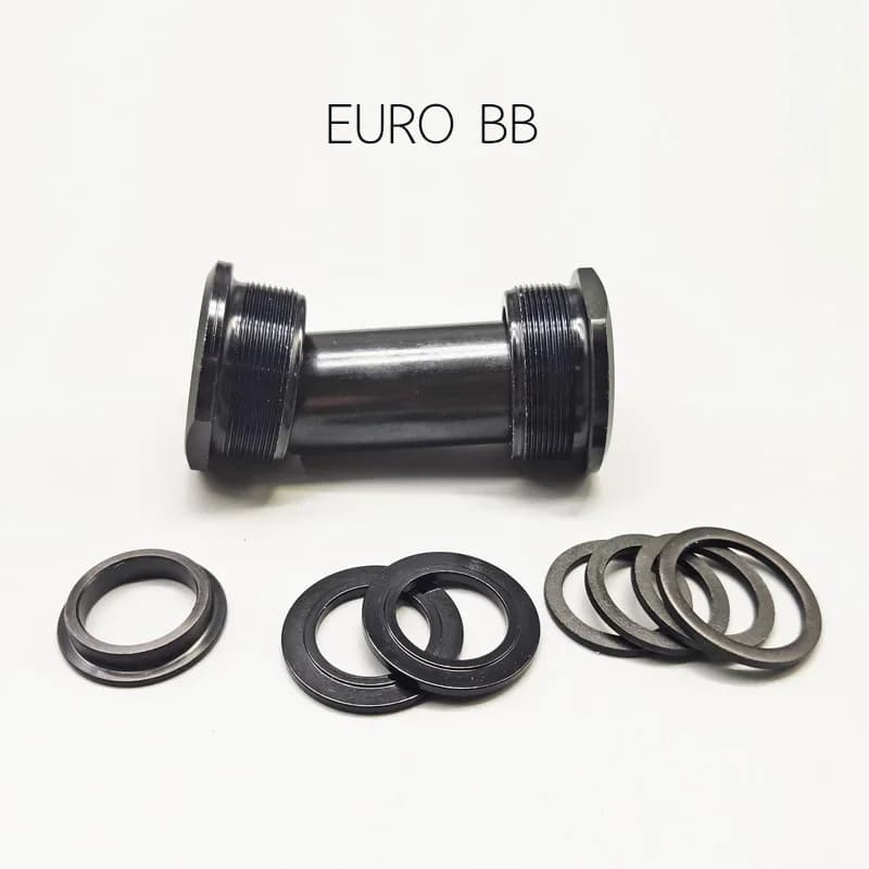 BMX Bottom Bracket Mini Bike Street Climbing BB EURO BC 1.37*24T BB Kit 19mm-48/8T Suitable for 73MM Teeth Pattern Rotation 19MM