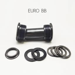 BMX Bottom Bracket Mini Bike Street Climbing BB EURO BC 1.37*24T BB Kit 19mm-48/8T Suitable for 73MM Teeth Pattern Rotation 19MM