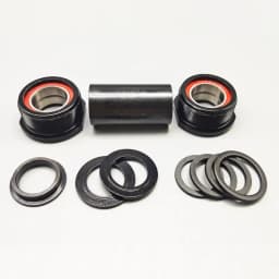 BMX Bottom Bracket Mini Bike Street Climbing BB EURO BC 1.37*24T BB Kit 19mm-48/8T Suitable for 73MM Teeth Pattern Rotation 19MM