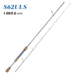 BILLINGS Fishing Rod 1.68m 1.8m 2.1m Carbon Spinning Baitcasting Lure Fishing Rod 2 Section Pole Rod Ceramic Guide 2-18g