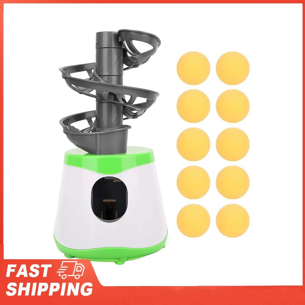 Portable ABS Table Tennis Trainer Ping Pong Ball Automatic Launcher Training Machine Children Entertainment Toy