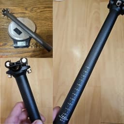 Alfa Pasca Carbon Fiber Seat Post 27.2/30.8/31.6mm Zero Offset Mountain/Road Bike Seat Parts No Logo 3K Matte/Glossy Accessorie