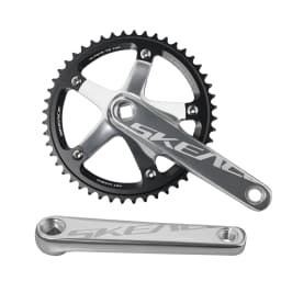 SKEACE Bicycle Crankset 144BCD Mountain Bike Square Hole Crank Aluminum Alloy Single Speed Crank Chainwheel 165mm 48T Crank Set