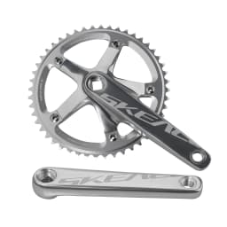 SKEACE Bicycle Crankset 144BCD Mountain Bike Square Hole Crank Aluminum Alloy Single Speed Crank Chainwheel 165mm 48T Crank Set