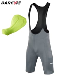 DAREVIE Men Cycling Shorts 3 Pockets Anti Slip 4-Way Stretch Sponge Pad Men's Shorts Quick Dry Soft Gravel Women's Shorts