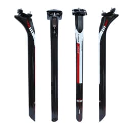 Bicycle Carbon Seat post Setback 25mm MTB/Road Seatpost 27.2/30.8/31.6mm length 350/400mm Bicycle SeatPost Parts Carbon Canoe