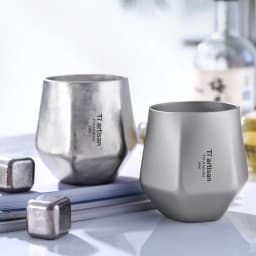 Tiartisan Pure Titanium Double Layer Beer Cup 240ml Hexagonal Coffee Mug Outdoor Backpack Ultralight Portable Tea Drinking Cup