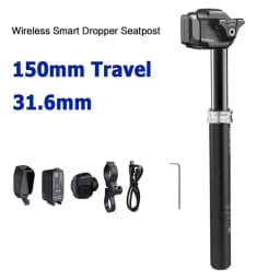 SEEKRUN S7 MTB Bike Seatpost Wireless Dropper 120/150/175mm Travel 30.9 31.6mm Electronic Height Adjustable Bicycle Saddle Post