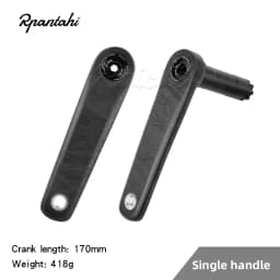 RPANTAHI Road Bicycle Carbon Fiber Crank Dub29 Axle Core Ultra Light Straight Mounted 8-Pin Interface Crank Bicycle Accessories