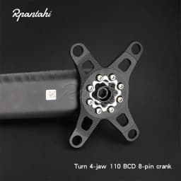 RPANTAHI Road Bicycle Carbon Fiber Crank Dub29 Axle Core Ultra Light Straight Mounted 8-Pin Interface Crank Bicycle Accessories