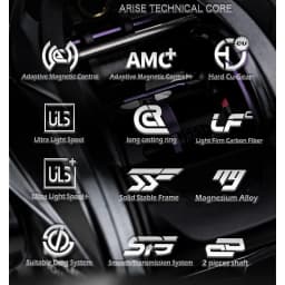 Haibo 26 NEW ARISE PRO+ Baitcasting Fishing Reel 6.3:1 7.2:1 8.3:1 Freshwater Sea Carretilha De Pesca Long Casting Snakehead