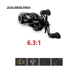 Haibo 26 NEW ARISE PRO+ Baitcasting Fishing Reel 6.3:1 7.2:1 8.3:1 Freshwater Sea Carretilha De Pesca Long Casting Snakehead