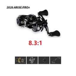 Haibo 26 NEW ARISE PRO+ Baitcasting Fishing Reel 6.3:1 7.2:1 8.3:1 Freshwater Sea Carretilha De Pesca Long Casting Snakehead