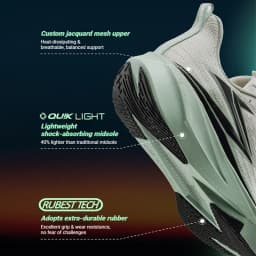361 Degrees Flame Team 3.0 Men Running Shoes Carbon Plate Test-runner Stable Rebound Traction Male Racing Sneakers 672612233
