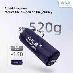 Mountain spring R9pro High R-Value Inflatable Sleeping Pad, Lightweight Camping Mat, Ultralight Compact for Backpacking