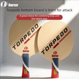NEW LAUNCH KOKUTAKU Torpedo Table Tennis Blade 5W+2C Outer Hinoki OFF+ Loop Drive Attack FL/CS