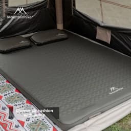 Mountainhiker 10CM Inflatable Cheese Mattress Special Sponge Upgrade Portable Sleeping Pad Mat for Outdoor Camping Family Use