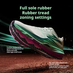 361 Degrees STEED Men's Running Shoes Speed training Breathable Cushioning Durable Skidproof Male Marathon Sneakers 672612203