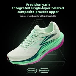 361 Degrees STEED Men's Running Shoes Speed training Breathable Cushioning Durable Skidproof Male Marathon Sneakers 672612203
