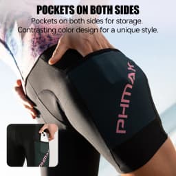 PHMAX Women's Cycling Shorts 5D SILICONE Padded Women Road MTB Bike Cycling Shorts Pants  with Pocket Pro Bicycle Shorts