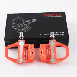 Jing Ye P601 Road Bike Self-locking Pedals Nylon Carbon Fiber Professional Lock Pedals With Cleats Bearings Cycling Parts
