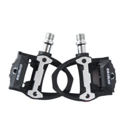 Jing Ye P601 Road Bike Self-locking Pedals Nylon Carbon Fiber Professional Lock Pedals With Cleats Bearings Cycling Parts