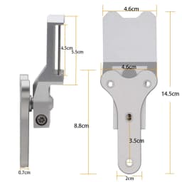 Adjustable Drop Leg Carry Platform Aluminum Tactical Y-Plate Pistol Holster Adapter For IPSC and IDPA Competition Holsters
