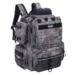 Goture 45L Large Capacity Fishing Backpack,Waterproof Tackle Bag with 4 Tackle Boxes,Rod Holder Storge Fishing Gear Gift for Men