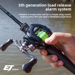 Michel Fox ET Ultra Spincast Reel for Micro Jigging Precision Competition Fishing with Metal Body and OEZ Variable Brake