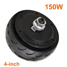 For Warehouse Black Brushless Motor Reliable Hub Motor For Commuting Scooter Motor Motor Weight 1.6 Kg Hall Sensor