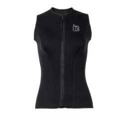3MM Men Women Sleeveless Wetsuit Top No Hood Neoprene Thermal Vest for Scuba Diving Surfing Kayaking Swimming Water Sports