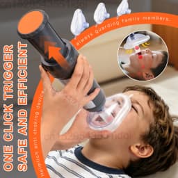 Anti Choking Emergency Device Choking Rescues Face Mask for Kids and Adults with 3 Mask Portable Home Choking First Aid Kit