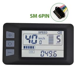 【Haytrix-S866】Fatbike V20 Screen EBike LCD Display Bicycle Speedometer Cycling Computer for Bikes Accessories