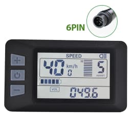 【Haytrix-S866】Fatbike V20 Screen EBike LCD Display Bicycle Speedometer Cycling Computer for Bikes Accessories