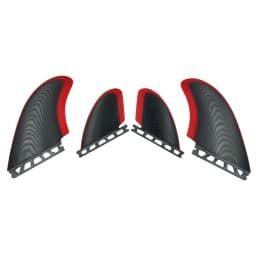 UPSURF FUTURE Fins | Fiberglass Quad/Twin Fins Set for Single Tab | Surfboard Stabilizer (Includes Twin Keel Fins) | 2/4 Fins