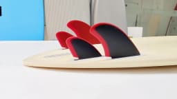 UPSURF FUTURE Fins | Fiberglass Quad/Twin Fins Set for Single Tab | Surfboard Stabilizer (Includes Twin Keel Fins) | 2/4 Fins
