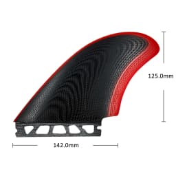 UPSURF FUTURE Fins | Fiberglass Quad/Twin Fins Set for Single Tab | Surfboard Stabilizer (Includes Twin Keel Fins) | 2/4 Fins