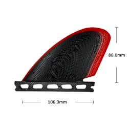 UPSURF FUTURE Fins | Fiberglass Quad/Twin Fins Set for Single Tab | Surfboard Stabilizer (Includes Twin Keel Fins) | 2/4 Fins