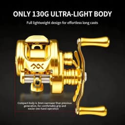 LOONGZE Airlite NEW B50/51MC BFS Baitcasting Reel All-Metal Baitcast Reel with 8.1:1 Gear Ratio Ultra-Light Finesse Fishing